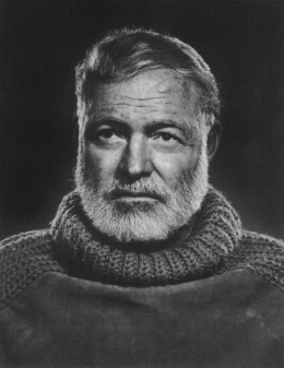 Portrait of Ernest Hemingway